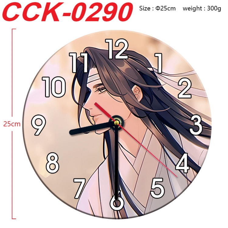 The wizard of the de Anime peripheral printed full-color wall clock 25cm CCK-0290