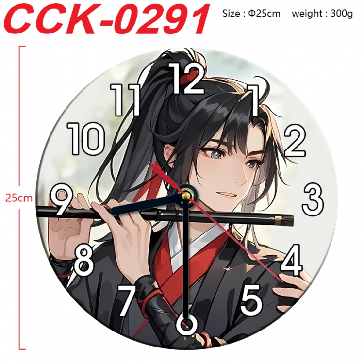 The wizard of the de Anime peripheral printed full-color wall clock 25cm CCK-0291