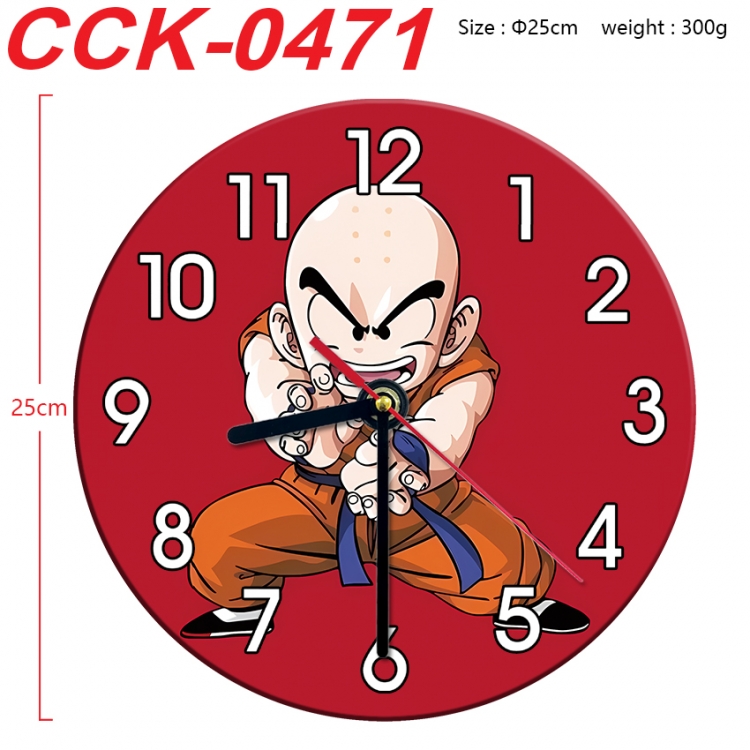 DRAGON BALL Anime peripheral printed full-color wall clock 25cm CCK-0471