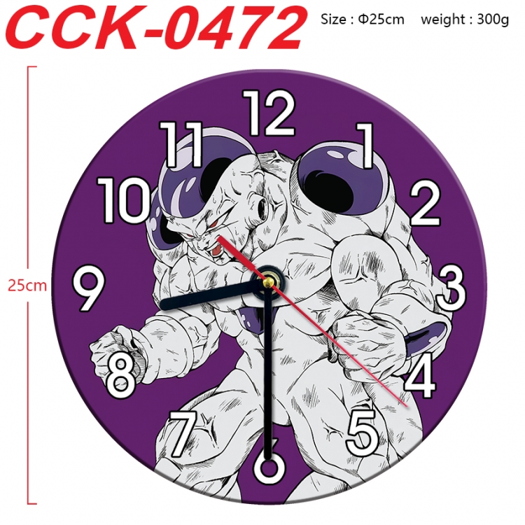 DRAGON BALL Anime peripheral printed full-color wall clock 25cm CCK-0472