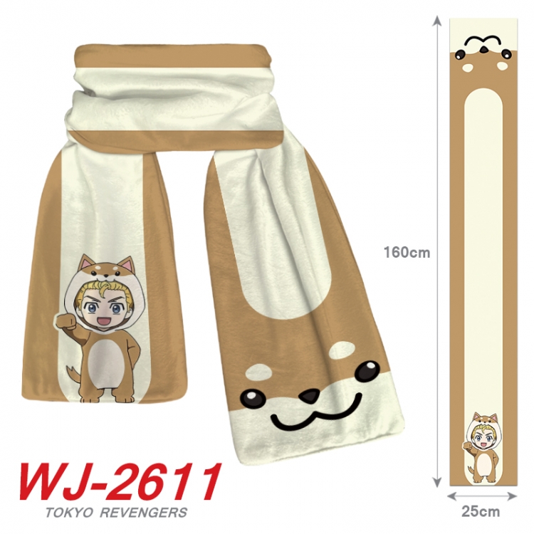 Tokyo Revengers Anime Plush Impression Scarf Neck 25x160cm  WJ-2611