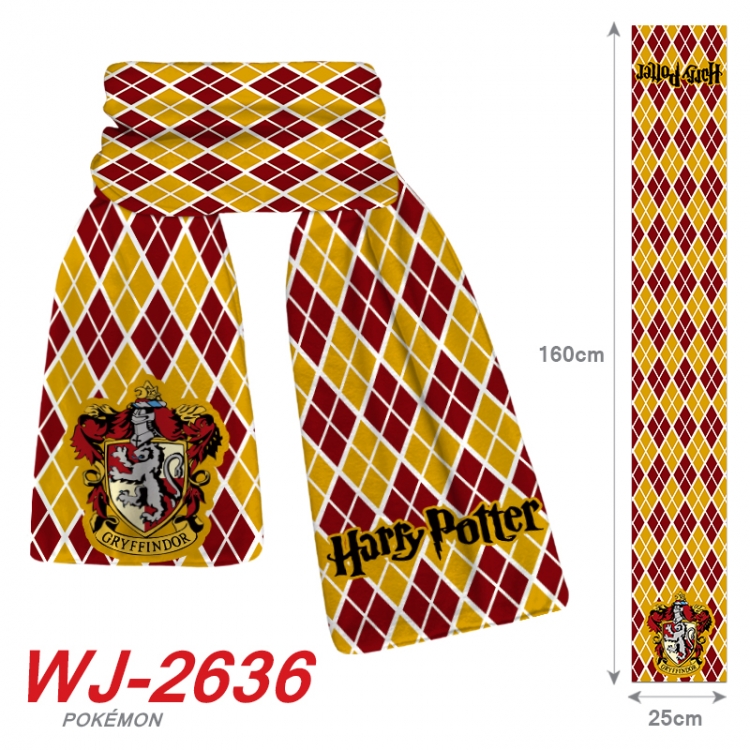 Harry Potter Anime Plush Impression Scarf Neck 25x160cm WJ-2636