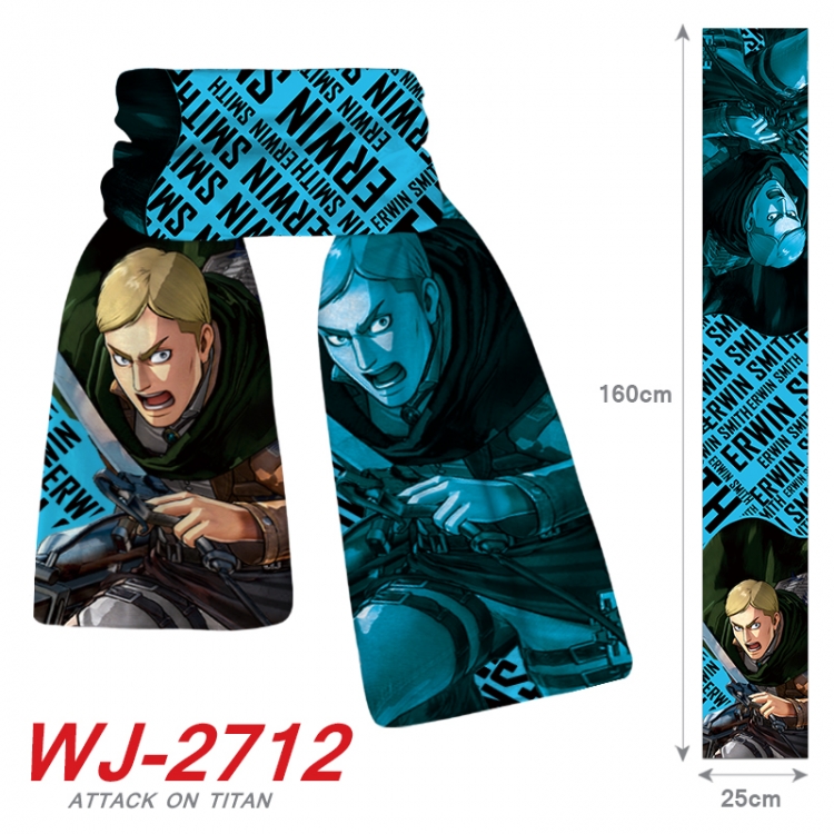 Shingeki no Kyojin Anime Plush Impression Scarf Neck 25x160cm WJ-2712