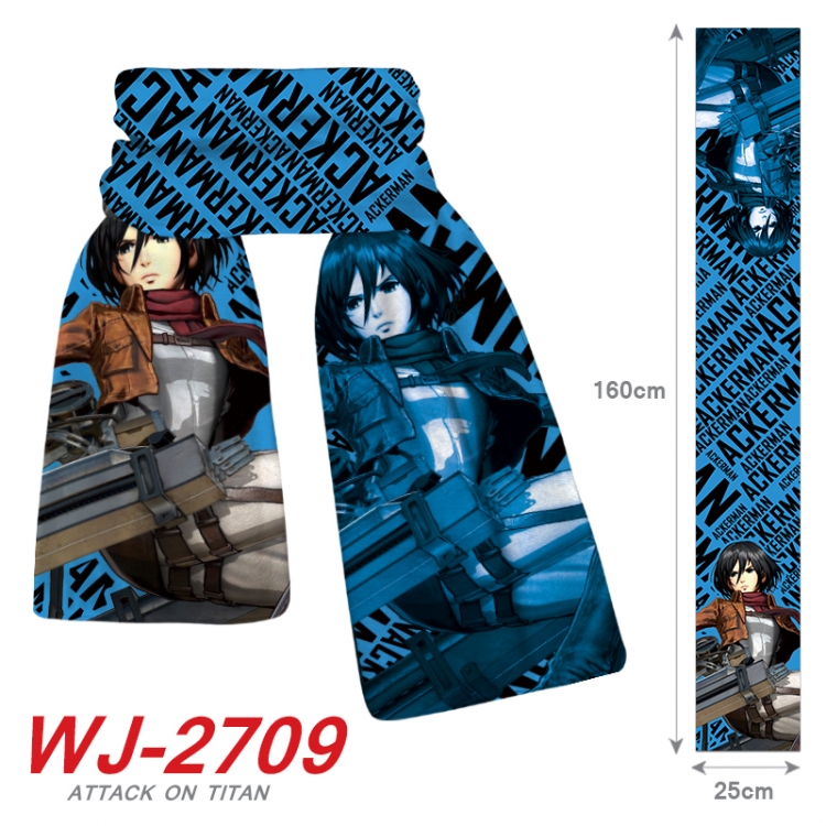 Shingeki no Kyojin Anime Plush Impression Scarf Neck 25x160cm  WJ-2709