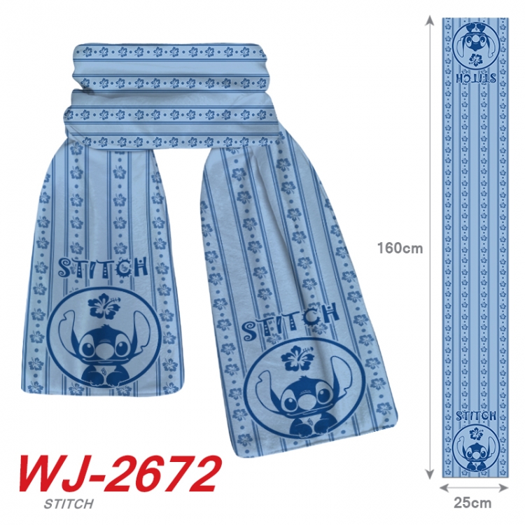 Lilo & Stitch Anime Plush Impression Scarf Neck 25x160cm