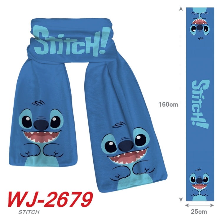 Lilo & Stitch Anime Plush Impression Scarf Neck 25x160cm