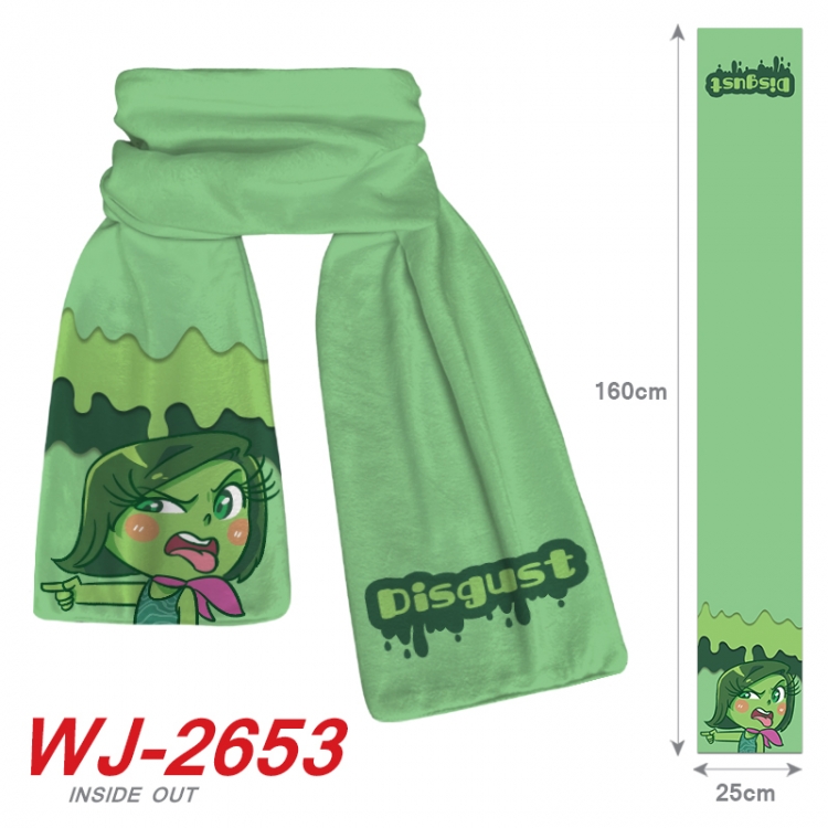 Inside Out  Anime Plush Impression Scarf Neck 25x160cm  WJ-2653