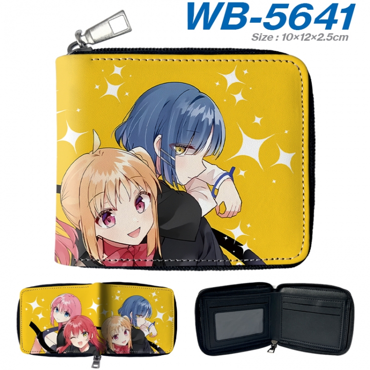 BOCCHI THE ROCK! Anime color short full zip folding wallet 10x12x2.5cm  WB-5641