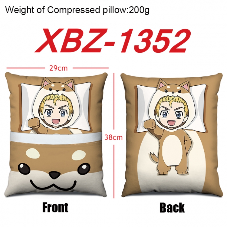 Tokyo Revengers Anime Square Crystal Velvet Pillow 29X38cm   XBZ-1352