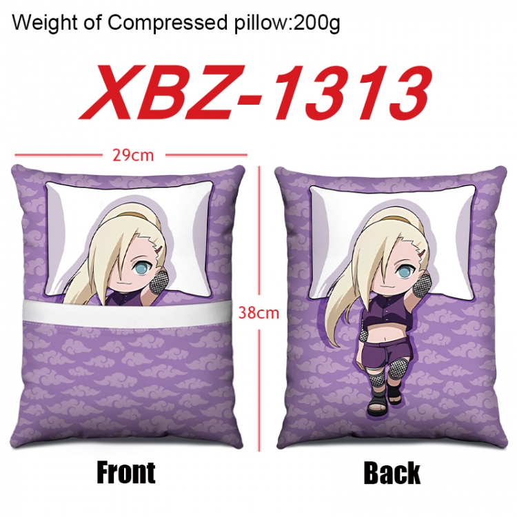 Naruto Anime Square Crystal Velvet Pillow 29X38cm  XBZ-1313