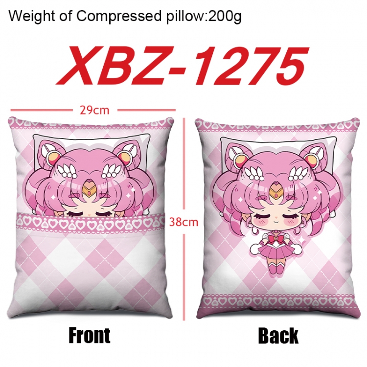 sailormoon Anime Square Crystal Velvet Pillow 29X38cm  XBZ-1275