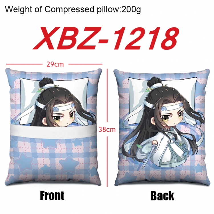 The wizard of the de Anime Square Crystal Velvet Pillow 29X38cm  XBZ-1218