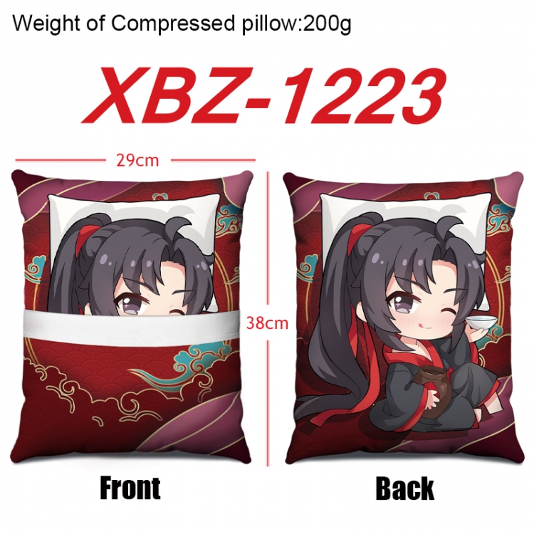 The wizard of the de Anime Square Crystal Velvet Pillow 29X38cm  XBZ-1223