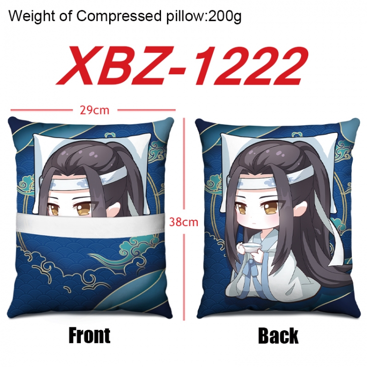 The wizard of the de Anime Square Crystal Velvet Pillow 29X38cm  XBZ-1222