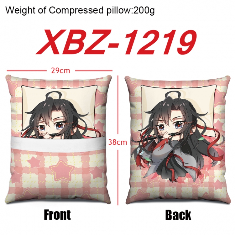 The wizard of the de Anime Square Crystal Velvet Pillow 29X38cm  XBZ-1219