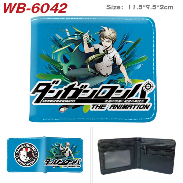 Dangan-Ronpa Animation color PU leather half fold wallet 11.5X9X2CM WB-6042