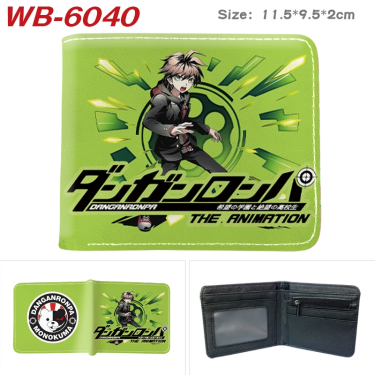 Dangan-Ronpa Animation color PU leather half fold wallet 11.5X9X2CM WB-6040