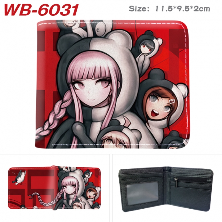 Dangan-Ronpa Animation color PU leather half fold wallet 11.5X9X2CM WB-6031