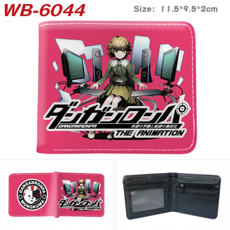 Dangan-Ronpa Animation color PU leather half fold wallet 11.5X9X2CM WB-6044