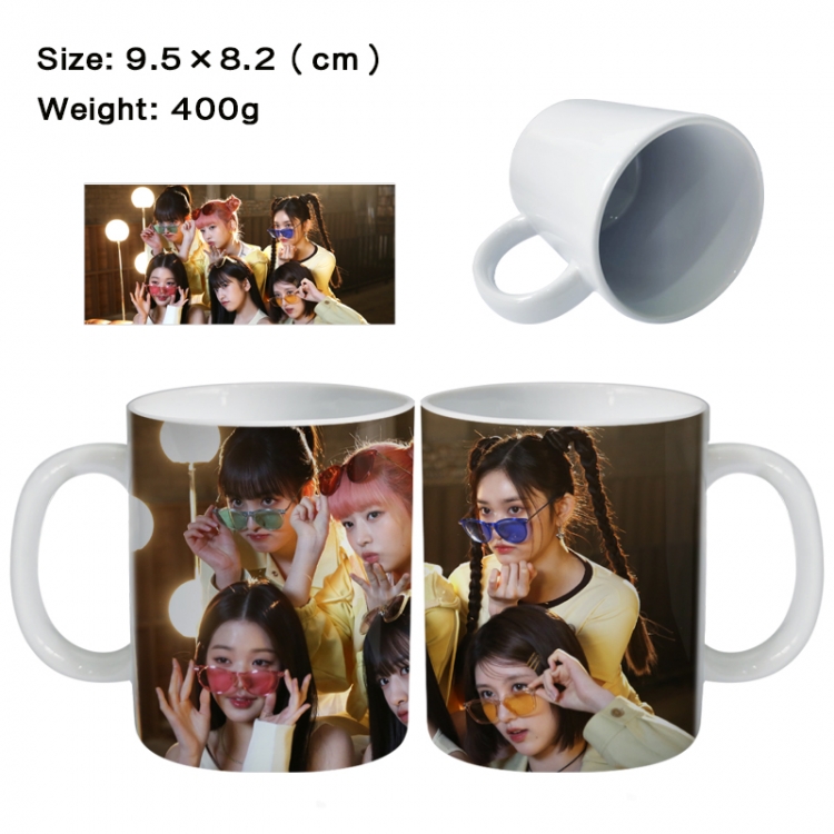 IVE Anime peripheral ceramic cup tea cup drinking cup 9.5X8.2cm