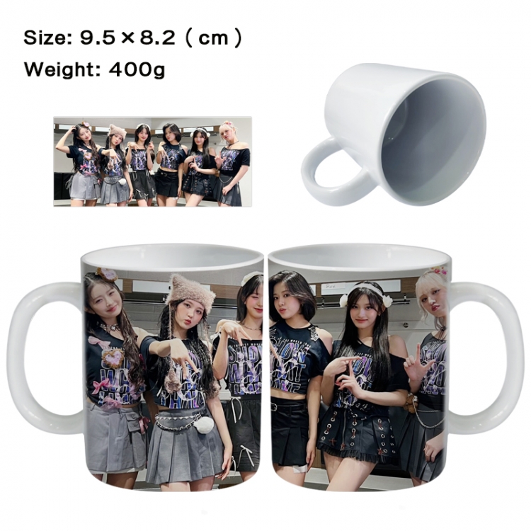 IVE Anime peripheral ceramic cup tea cup drinking cup 9.5X8.2cm