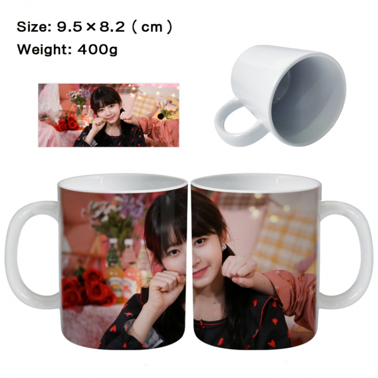 IVE Anime peripheral ceramic cup tea cup drinking cup 9.5X8.2cm