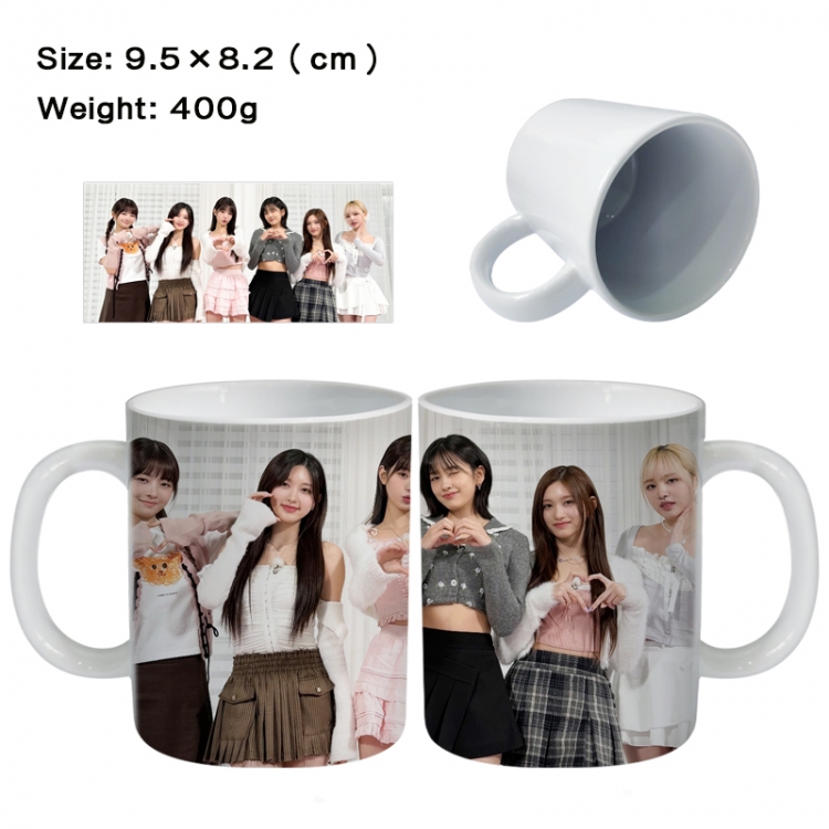 IVE Anime peripheral ceramic cup tea cup drinking cup 9.5X8.2cm