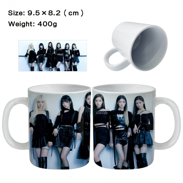 IVE Anime peripheral ceramic cup tea cup drinking cup 9.5X8.2cm