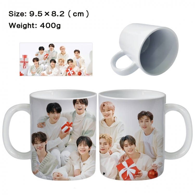 stray-kids Anime peripheral ceramic cup tea cup drinking cup 9.5X8.2cm