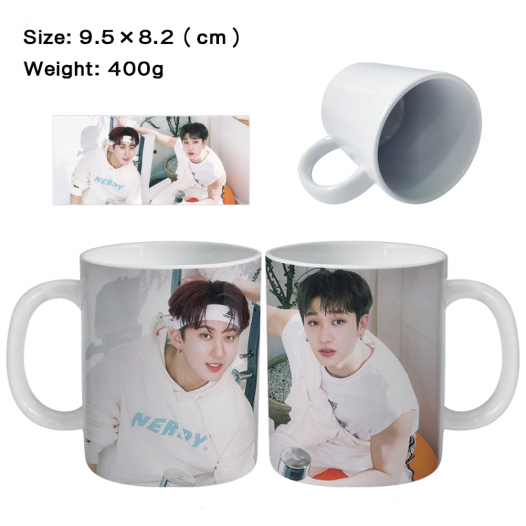 stray-kids Anime peripheral ceramic cup tea cup drinking cup 9.5X8.2cm