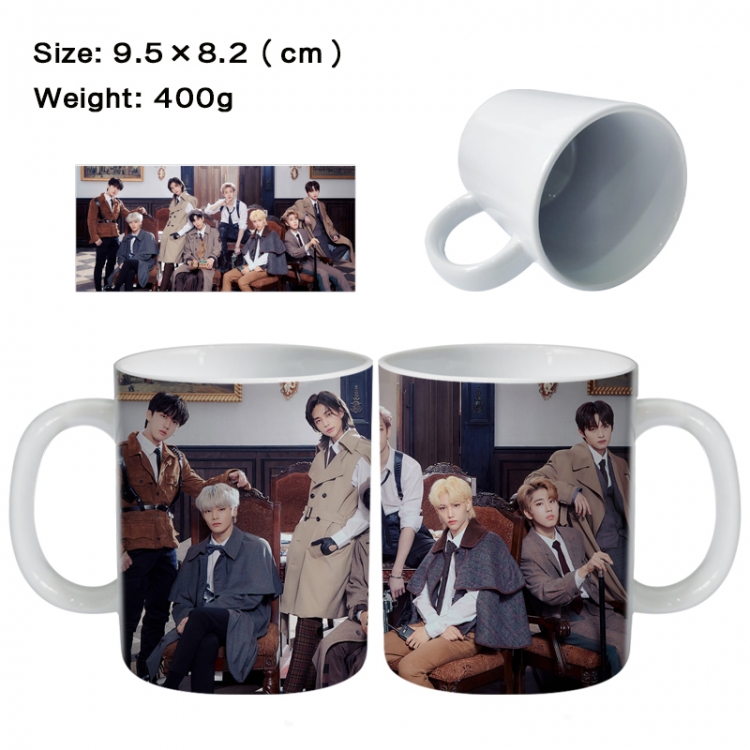 stray-kids Anime peripheral ceramic cup tea cup drinking cup 9.5X8.2cm