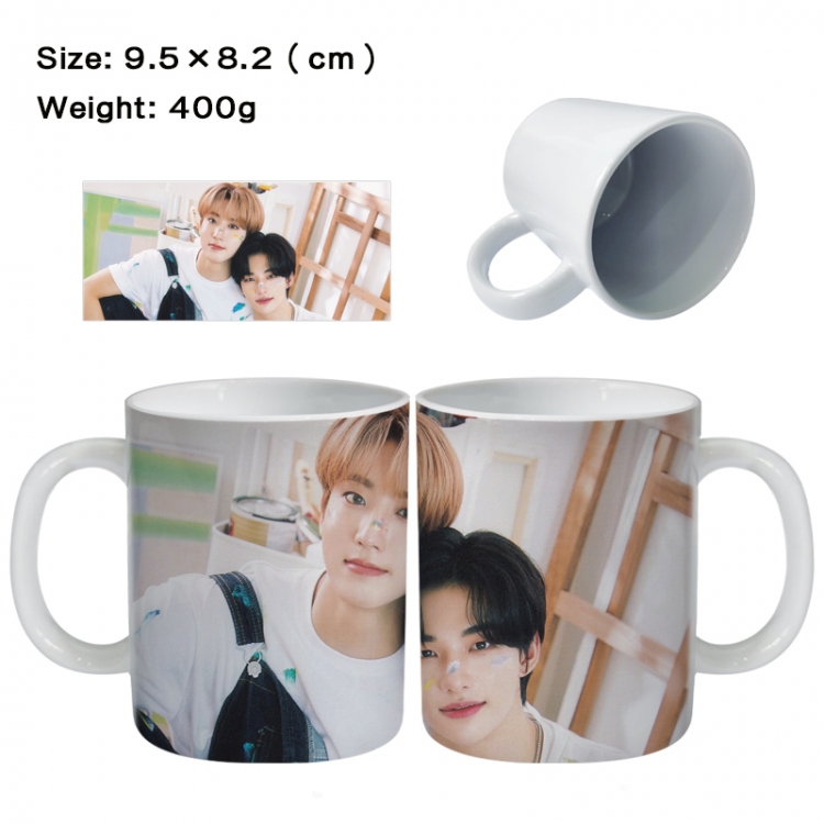 stray-kids Anime peripheral ceramic cup tea cup drinking cup 9.5X8.2cm