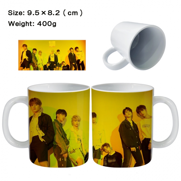 stray-kids Anime peripheral ceramic cup tea cup drinking cup 9.5X8.2cm