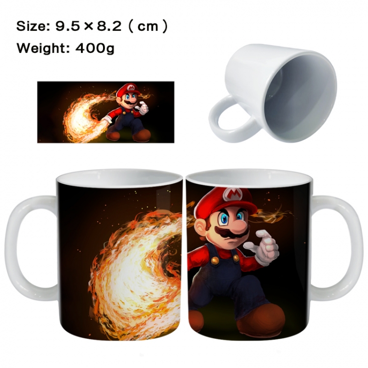 Super Mario Anime peripheral ceramic cup tea cup drinking cup 9.5X8.2cm