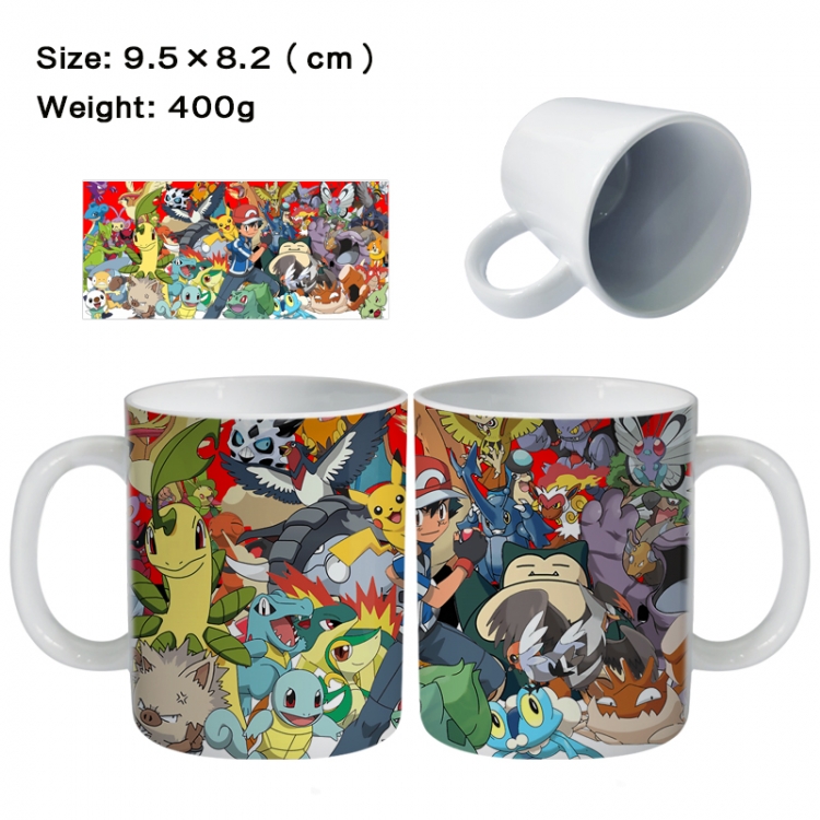 Pokemon Anime peripheral ceramic cup tea cup drinking cup 9.5X8.2cm