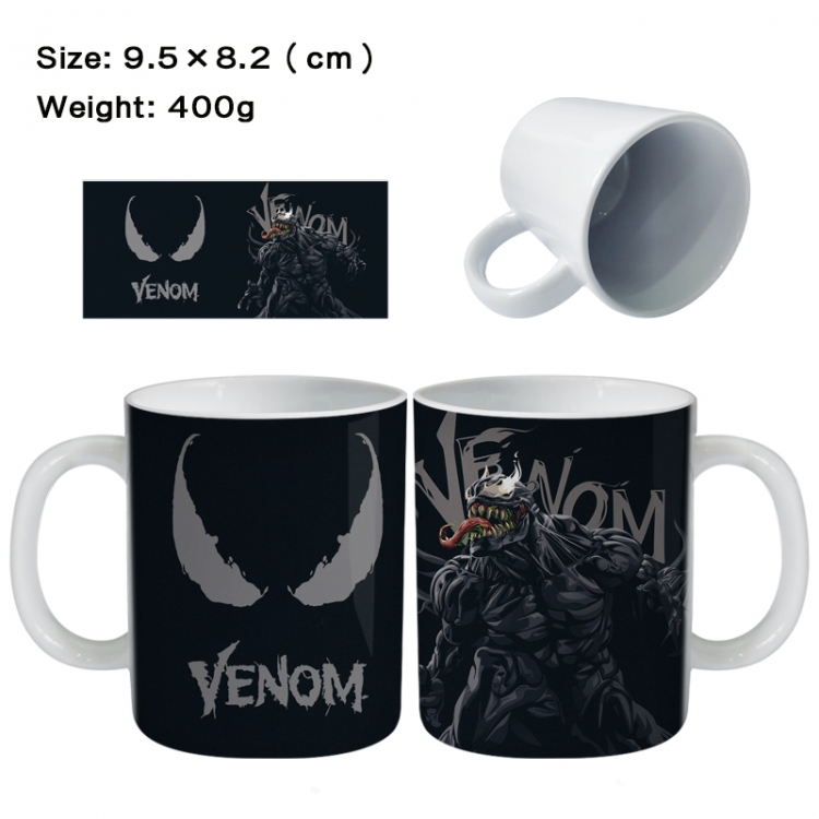 venom Anime peripheral ceramic cup tea cup drinking cup 9.5X8.2cm