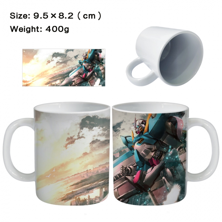 Gundam Anime peripheral ceramic cup tea cup drinking cup 9.5X8.2cm