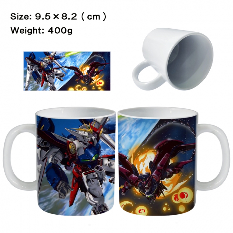 Gundam Anime peripheral ceramic cup tea cup drinking cup 9.5X8.2cm