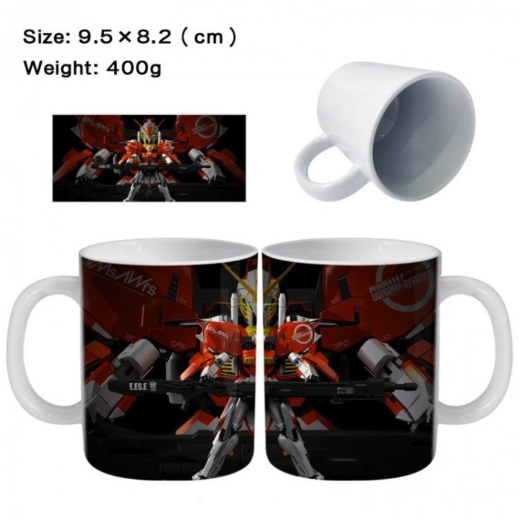 Gundam Anime peripheral ceramic cup tea cup drinking cup 9.5X8.2cm