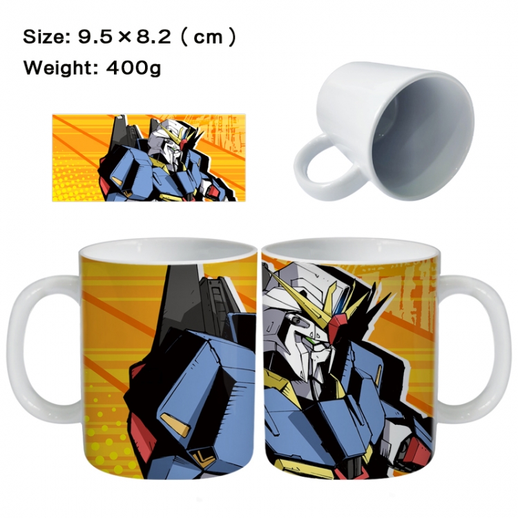 Gundam Anime peripheral ceramic cup tea cup drinking cup 9.5X8.2cm