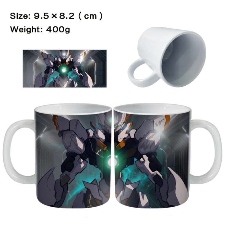 Gundam Anime peripheral ceramic cup tea cup drinking cup 9.5X8.2cm