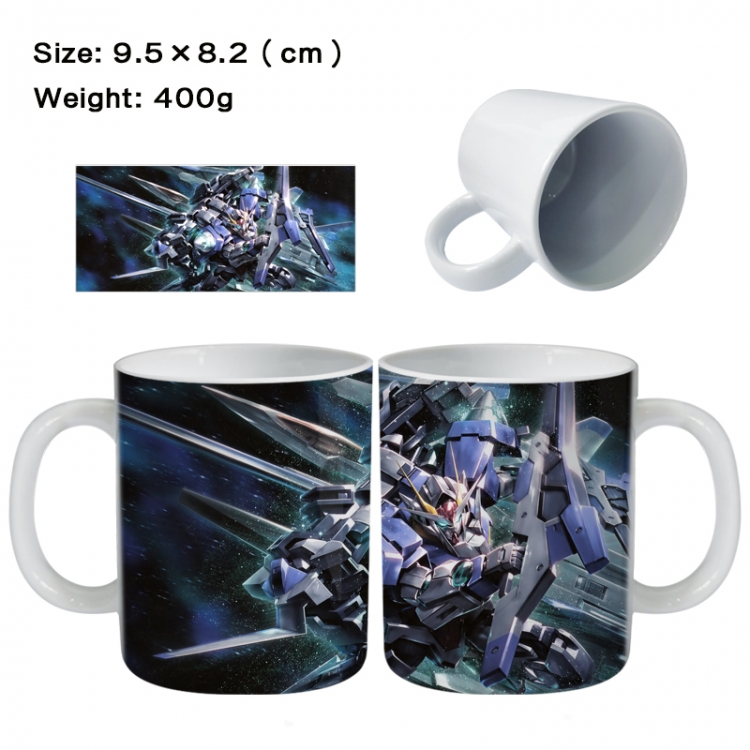 Gundam Anime peripheral ceramic cup tea cup drinking cup 9.5X8.2cm