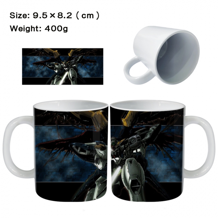 Gundam Anime peripheral ceramic cup tea cup drinking cup 9.5X8.2cm