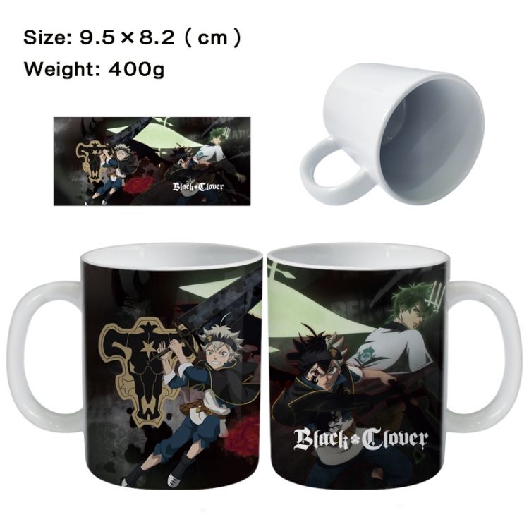 Black Clover Anime peripheral ceramic cup tea cup drinking cup 9.5X8.2cm