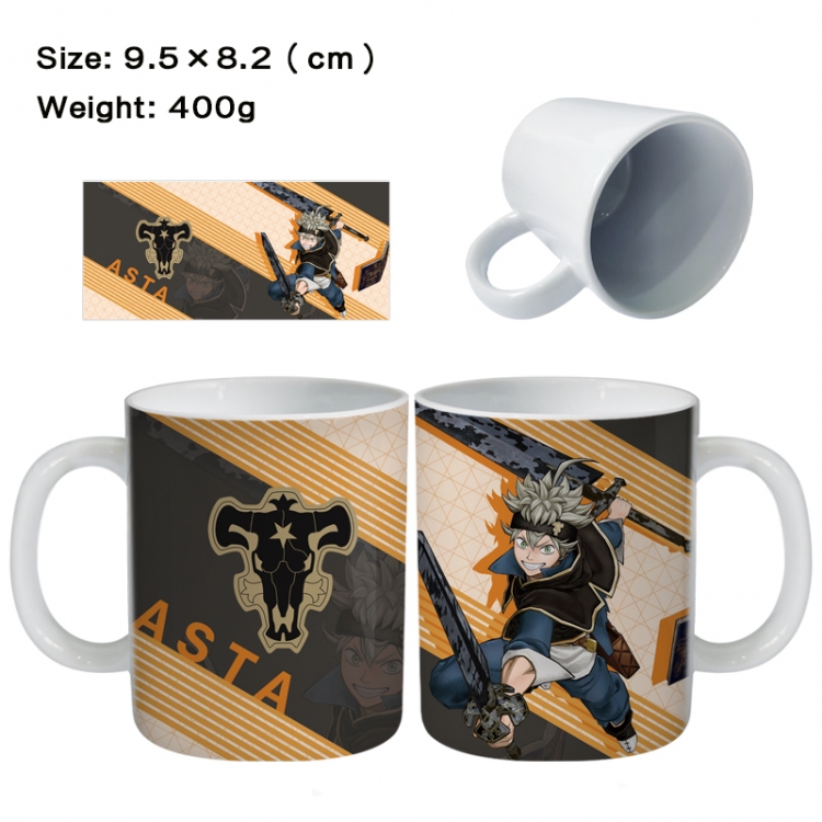 Black Clover Anime peripheral ceramic cup tea cup drinking cup 9.5X8.2cm