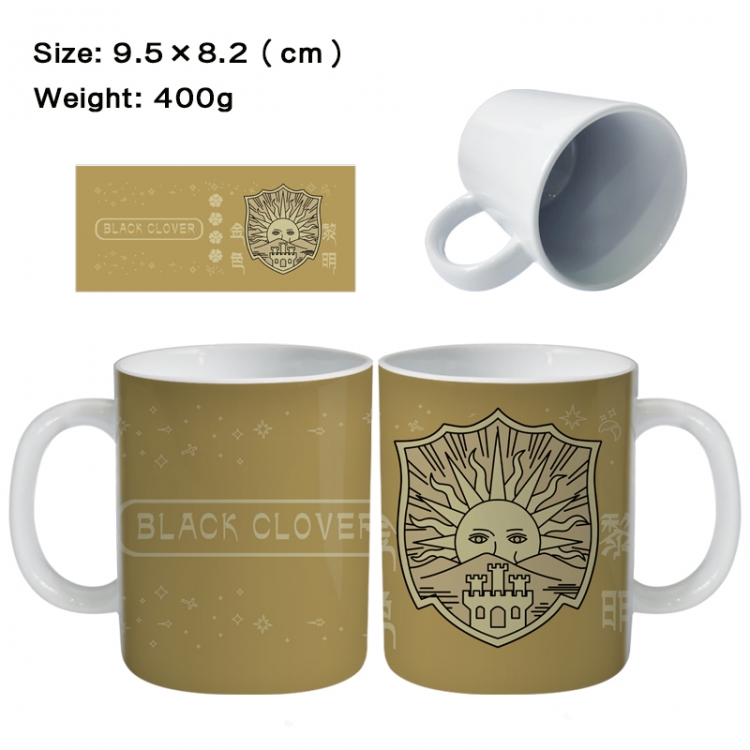 Black Clover Anime peripheral ceramic cup tea cup drinking cup 9.5X8.2cm