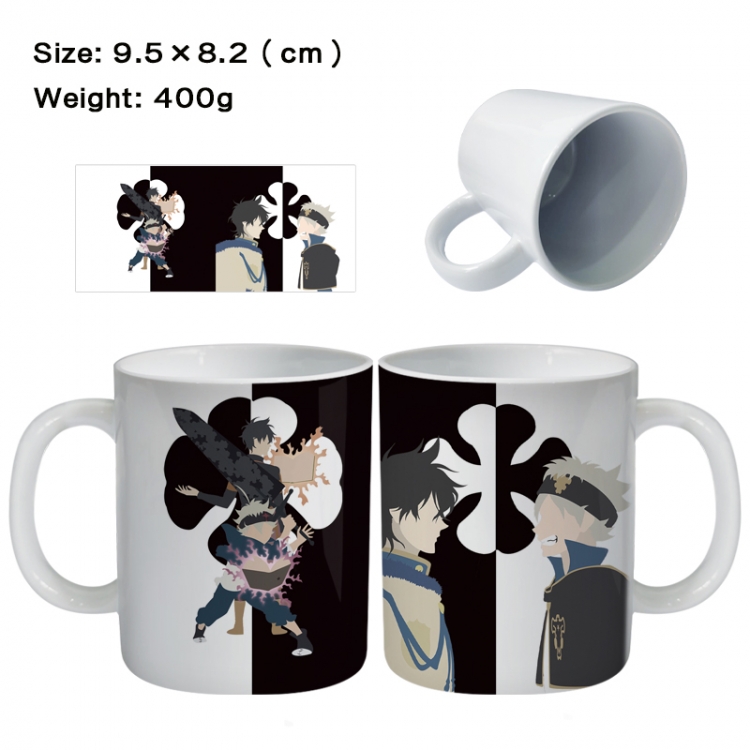 Black Clover Anime peripheral ceramic cup tea cup drinking cup 9.5X8.2cm