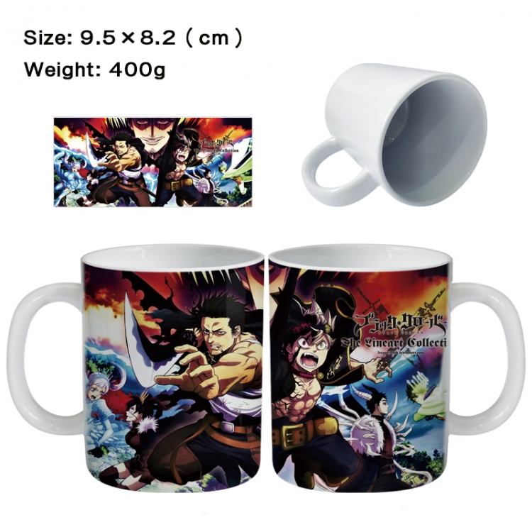 Black Clover Anime peripheral ceramic cup tea cup drinking cup 9.5X8.2cm