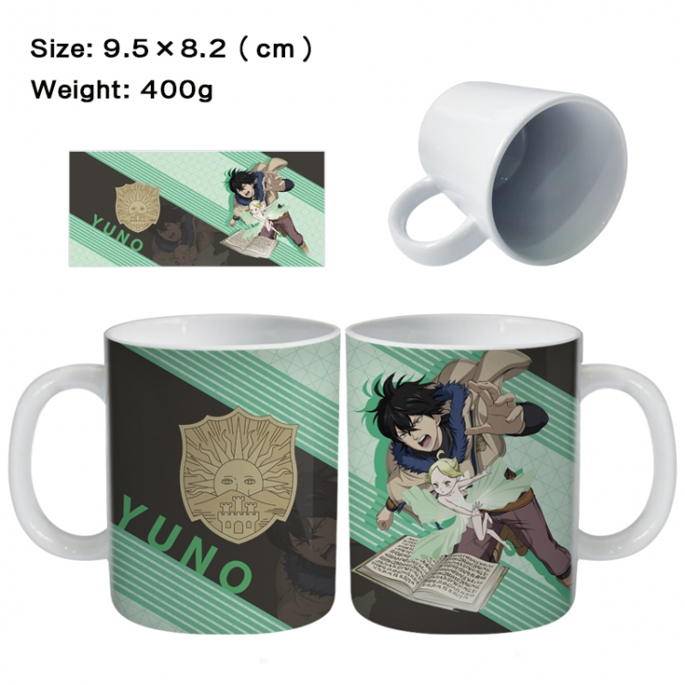 Black Clover Anime peripheral ceramic cup tea cup drinking cup 9.5X8.2cm