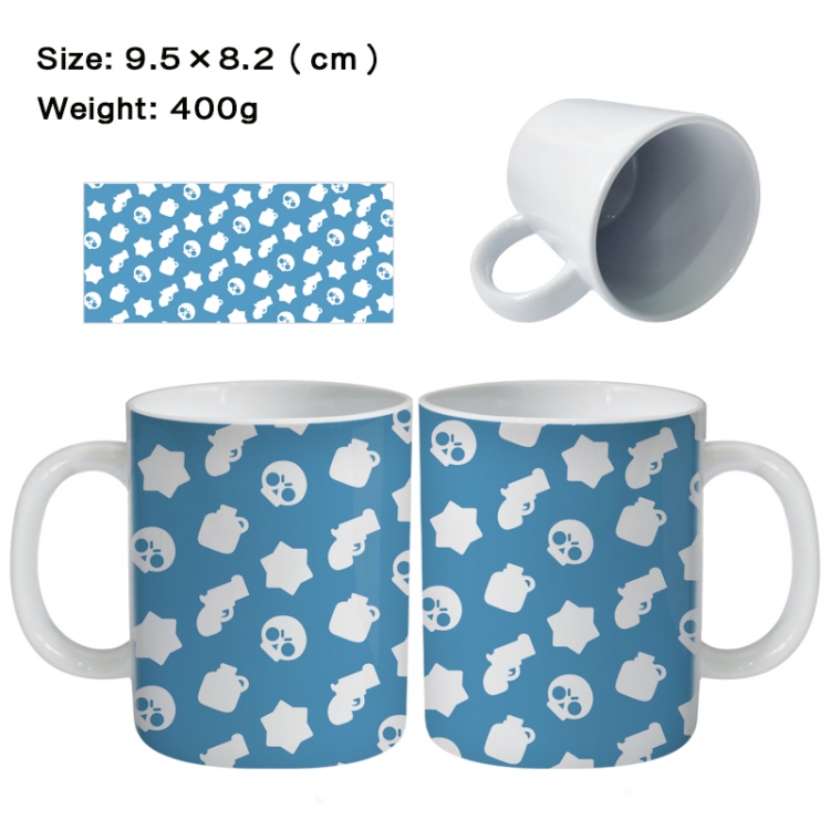 Brawl Stars Anime peripheral ceramic cup tea cup drinking cup 9.5X8.2cm